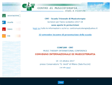 Tablet Screenshot of centromusicoterapia.it
